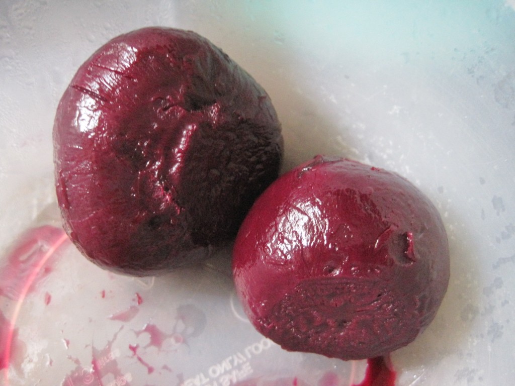 whole roasted peeled beets